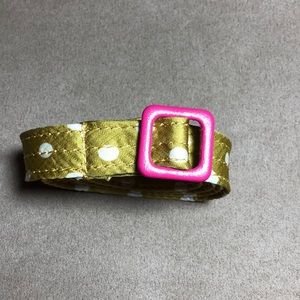 J Crew polka dots belt